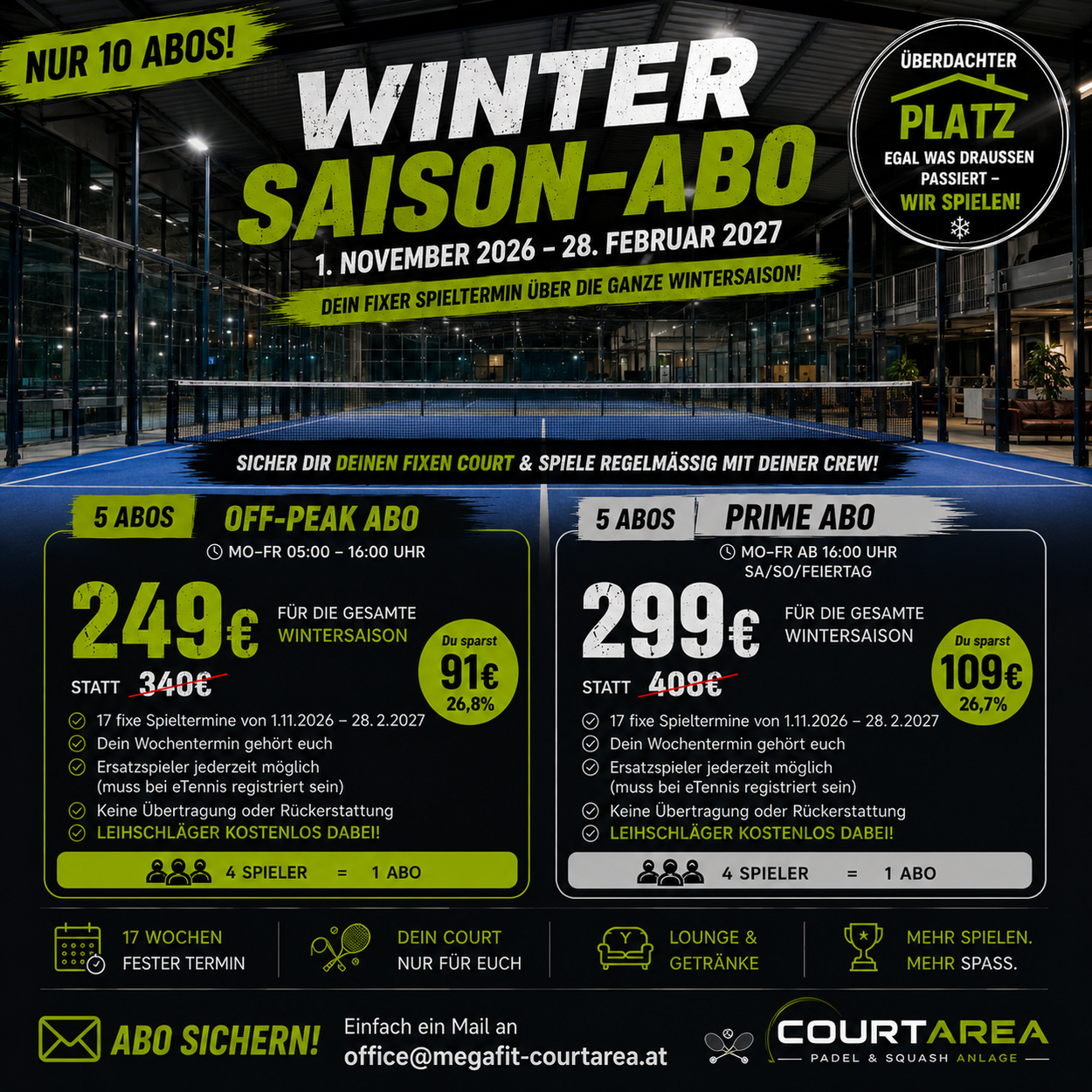 Winterabo Padel