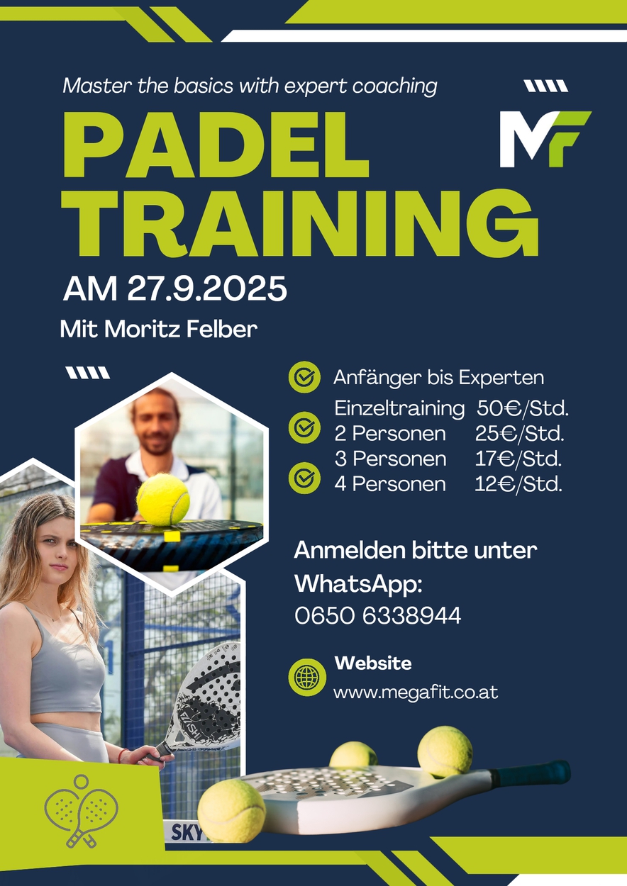 Trainerstunden mit Top-Trainer im September